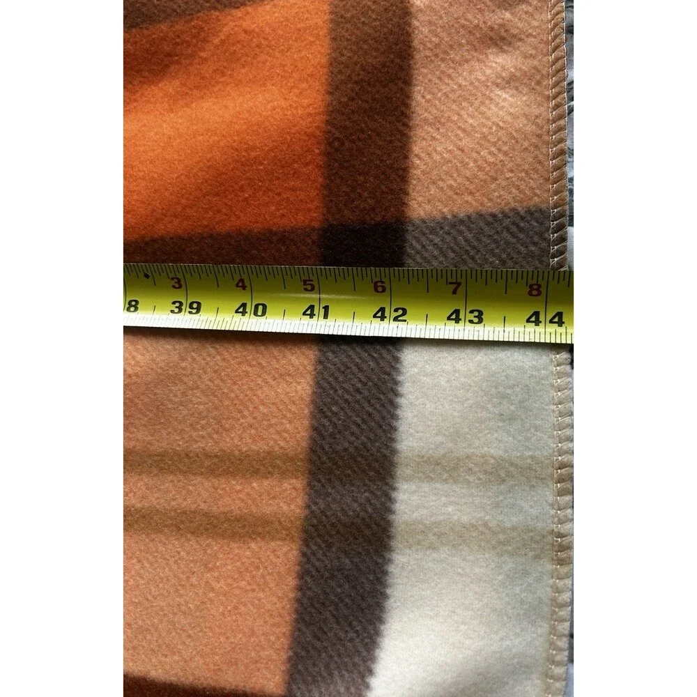 Stalwart 12V Heated Travel Blanket Car Truck Plaid Fall Autumn Colors Case NWOT